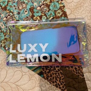 Luxy Lemon IPhone 16 pro case white and rose gold NWT please read